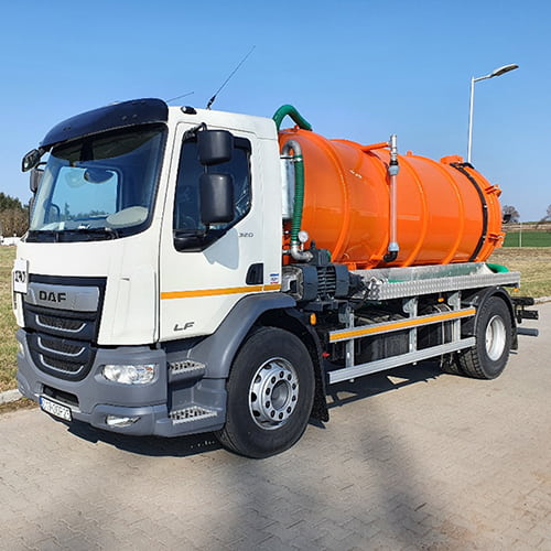 Pojazd wuko na podwoziu samochodu ciężarowego Daf